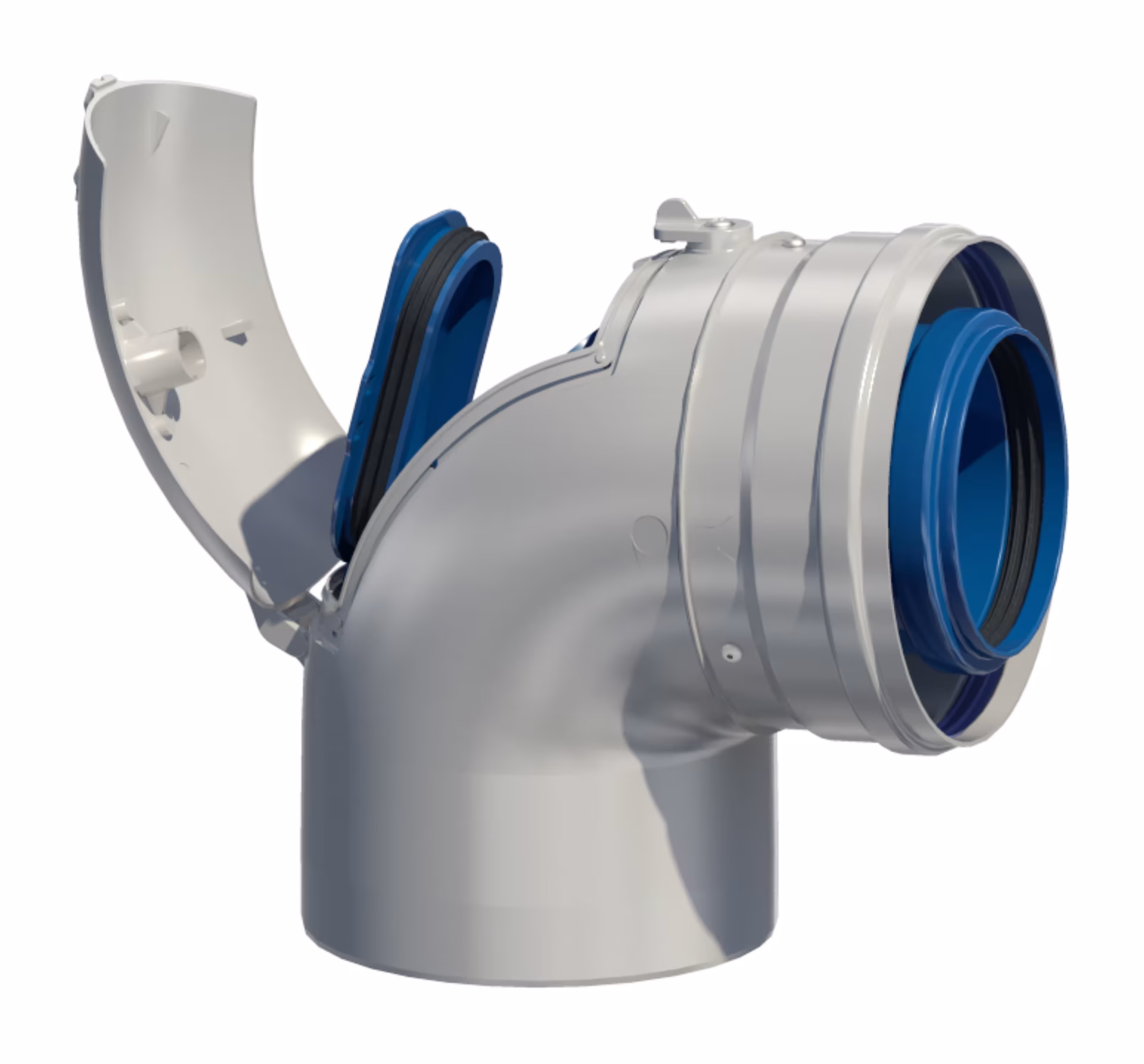 Fiche d'inspection CB AZ D 80/125 87° de la catégorie des systèmes d'échappement en plastique avec réf. 761141