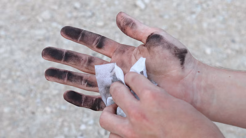 CareLine Quickclean Reinigungstuch Körperteil, Finger, Hand, Person