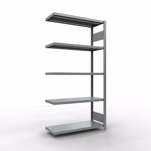Figura n. 9 dell'articolo scaffale aggiuntivo, scaffale a scaffale, sistema a innesto MULTIplus330, 2000 x 1000 x 400 mm (AxLxP), 5 ripiani, barre longitudinali, zincato del gruppo di prodotti sistema a innesto della marca Schulte Lagertechnik