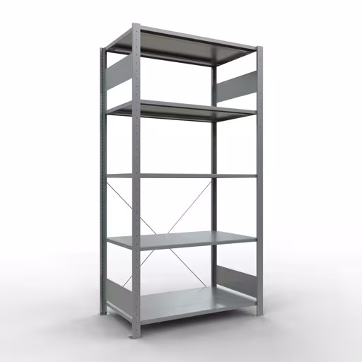 Figure n° 14 de l'article étagère de base, système d'étagères enfichables MULTIplus150, 2000 x 1000 x 600 mm, 5 étagères, galvanisées du groupe de produits système enfichable de la marque Schulte Lagertechnik