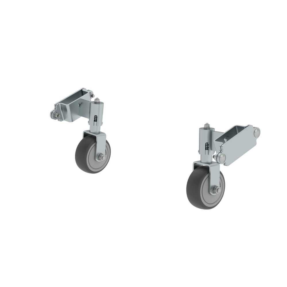 Ruote avvitabili Munk per montanti da 58 mm di Günzburger Steigtechnik Ruote girevoli Munk della categoria accessori e ricambi per attrezzature da arrampicata, numero articolo 019846