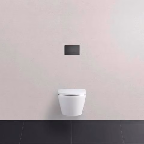 Detailbild 4018683 Ensemble WC mural Duravit 540 mm D-Neo blanc, chasse d'eau basse rimless, siège WC avec abaissement automatique, Durafix inclus