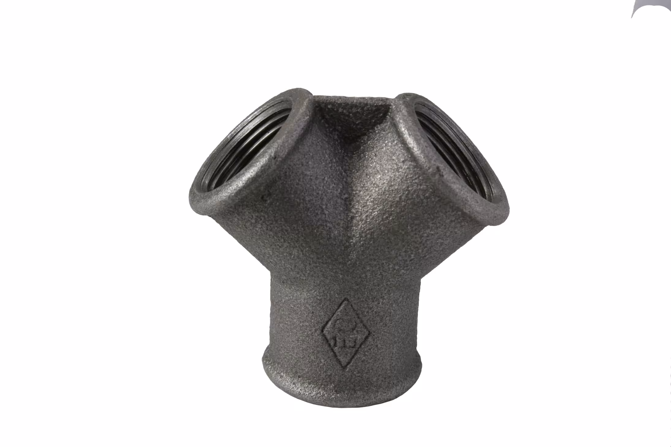 Distributore a Y in ghisa malleabile Atusa n. 220, raccordi in ghisa malleabile, articolo n. 22001005