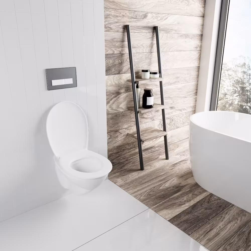 Abattant WC recyclé R700 eco blanc ovale avec mécanisme soft-close de la catégorie abattants WC avec le GTIN 4016959213626 Abattant WC recyclé R700 eco ovale avec mécanisme soft-close (ajustement universel) de la marque LUVETT de la catégorie abattants WC