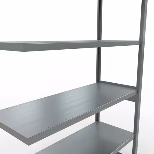 Rayonnage supplémentaire, étagère, système enfichable MULTIplus250, 2500 x 1300 x 500 mm, 6 étagères, galvanisé de Schulte Lagertechnik de la catégorie des systèmes enfichables