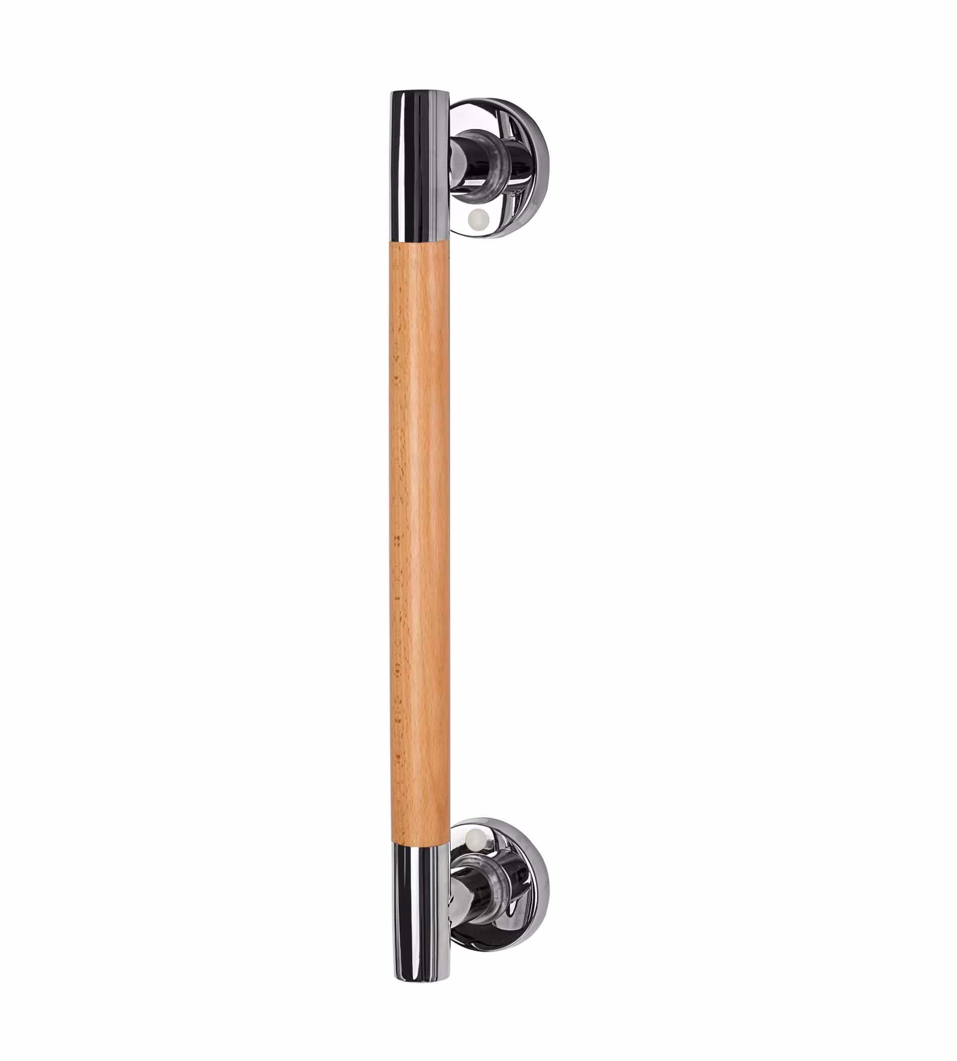 Maniglione Ken M, colore naturale, acciaio inossidabile/faggio, maniglie, articolo n. A262418