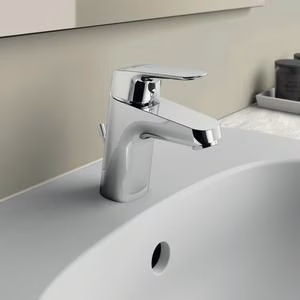 Detailbild 4039421 IS Ceraflex 5 l/min BlueStart miscelatore per lavabo con scarico a ribalta 101 mm proiezione cromo