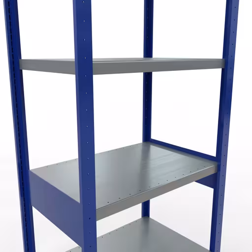 Image du produit n° 15 de l'article étagère de base, étagère, système enfichable MULTIplus250, 2500 x 750 x 500 mm, 6 étagères, barres de longueur, RAL 5010 bleu gentiane/galvanisé/galvanisé Figure n° 15 de l'article étagère de base, étagère système enfichable MULTIplus250, 2500 x 750 x 500 mm, 6 étagères, RAL 5010 bleu gentiane/galvanisé/galvanisé du groupe de produits système enfichable de Schulte Lagertechnik