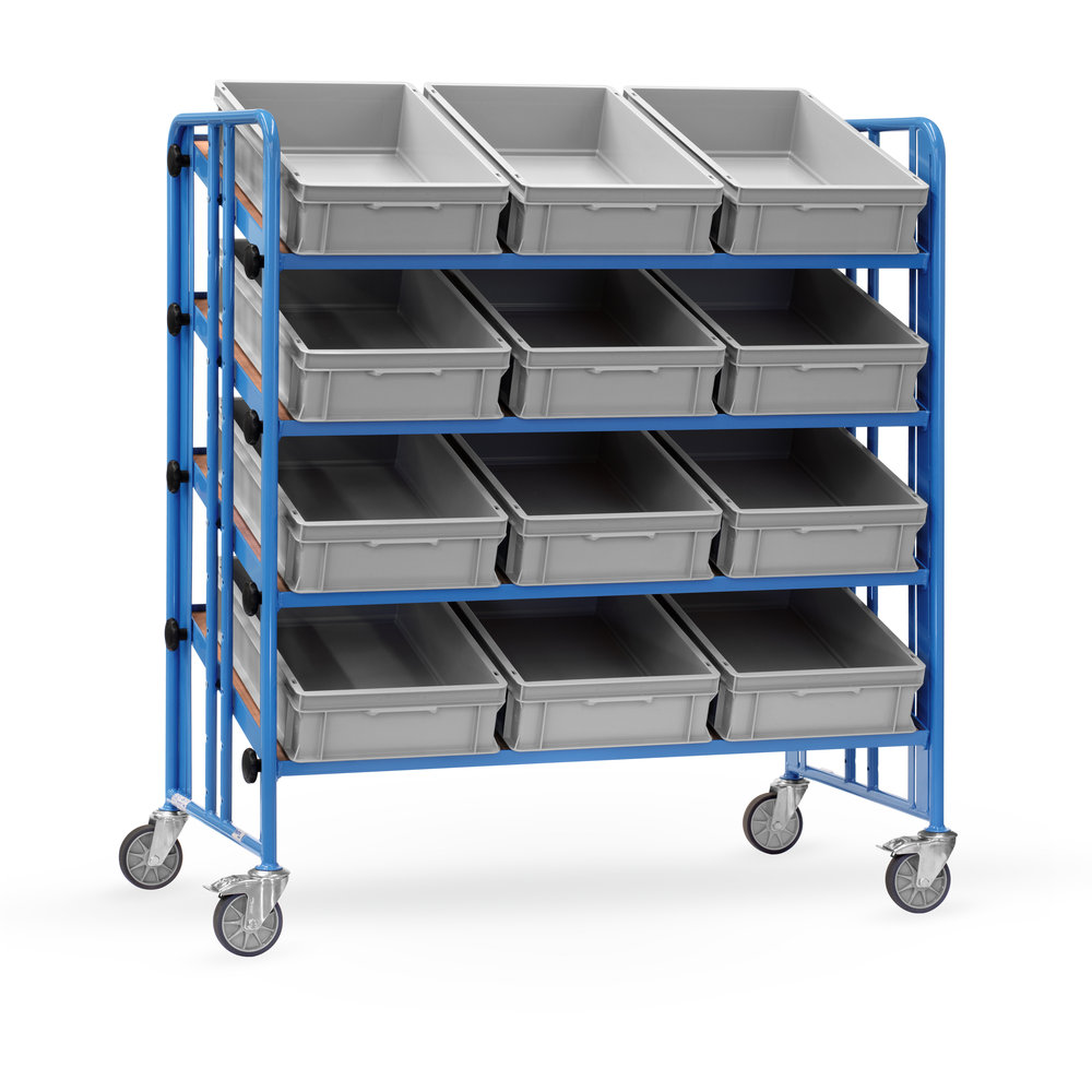 Carrello di montaggio nel sistema modulare 2896 - con 12 scatole del marchio Fetra Carrello di montaggio nel sistema modulare 2896 - con 12 scatole della categoria carrelli con codice articolo 2896