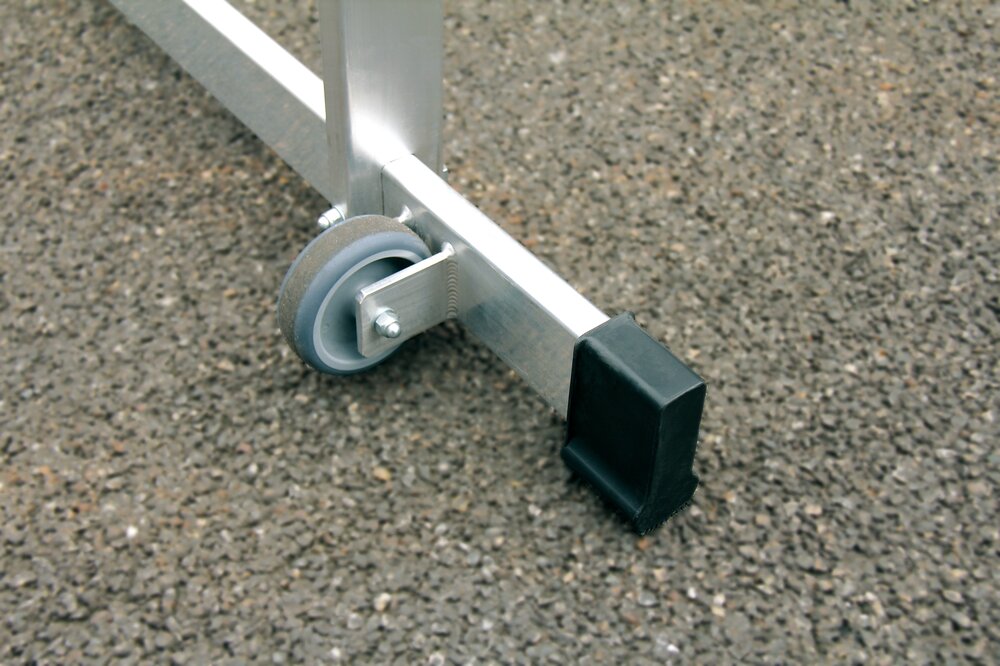 Scala a castello con rotelle 4 gradini