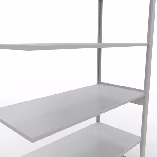 Étagère supplémentaire, étagère, système enfichable MULTIplus150, 2500 x 1300 x 600 mm, 6 étagères, gris clair RAL 7035 de la marque Schulte Lagertechnik de la gamme de produits du système enfichable