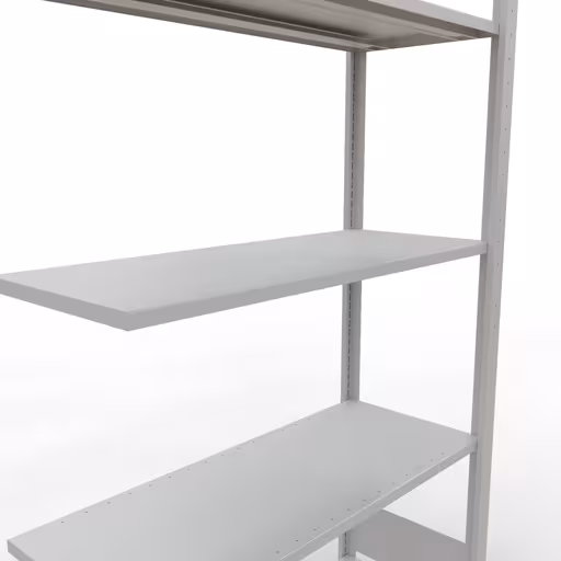 Étagère supplémentaire, étagère, système enfichable MULTIplus150, 2000 x 1000 x 400 mm (HxLxP), 5 étagères, barres de longueur, RAL 7035 gris clair avec le GTIN 4004514292889 Rayonnage supplémentaire, étagère, système enfichable MULTIplus150, 2000 x 1000 x 400 mm, 5 étagères, gris clair RAL 7035 de Schulte Lagertechnik avec le numéro d'article. 32645-LR
