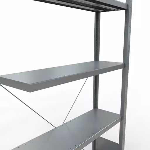 Rayonnage supplémentaire, étagère, système enfichable MULTIplus250, 2000 x 1000 x 300 mm, 5 étagères, galvanisé de la marque Schulte Lagertechnik de la gamme de produits du système enfichable