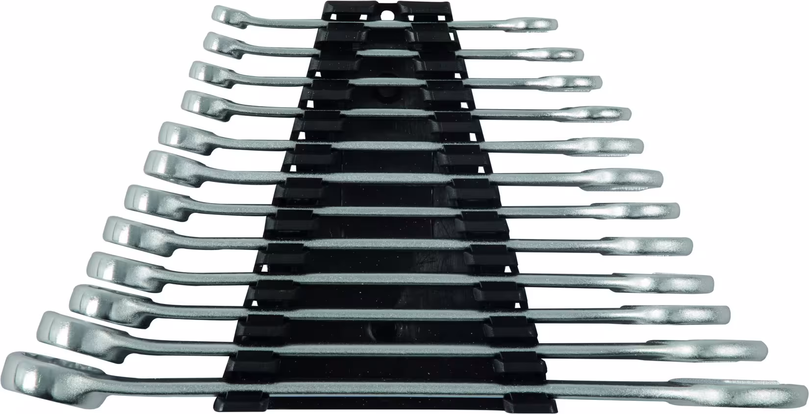 Jeu de clés polygonales à fourche 12 pièces 6 - 7 - 8 - 9 - 10 - 11 - 12 - 13 - 14 - 15 - 17 - 19 mm de la marque PROJAHN de la gamme de produits clés