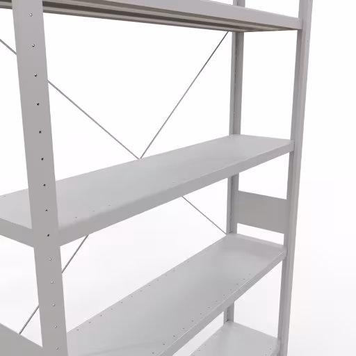 Image du produit n° 14 de l'article système enfichable étagère de base 3000x1300x300 mm, type 250 kg, gris clair Figure n° 14 de l'article étagère de base du système enfichable 3000x1300x300 mm, type 250 kg, gris clair du groupe de produits du système enfichable de Schulte Lagertechnik