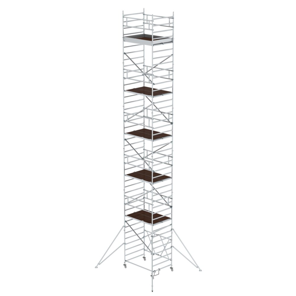 Munk Klappgerüst 1,35 x 1,80 m mit Ausleger Plattformhöhe 10,80 m von Günzburger Steigtechnik Munk Klappgerüst 1,35 x 1,80 m mit Ausleger aus der Kategorie Klappgerüste mit der Artikelnr. 115209