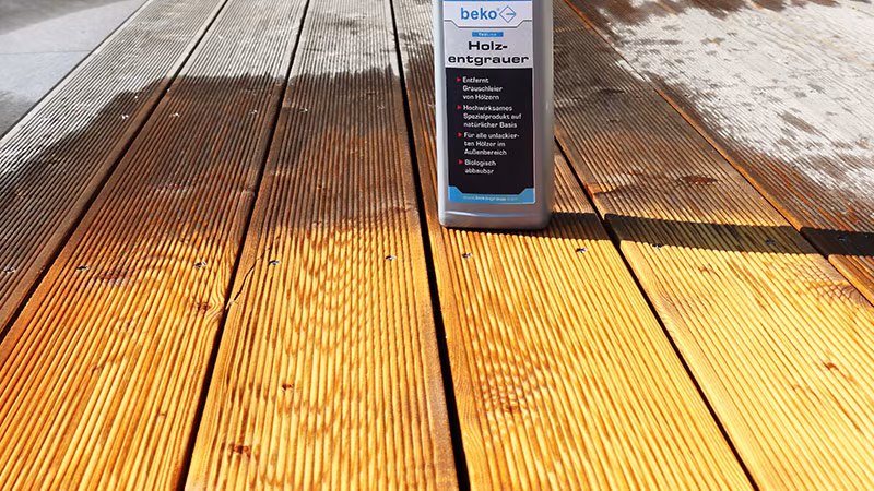 TecLine sgrassatore per legno bottiglia da 1 l Holz, Fußboden, Bodenbeläge, Hartholz, Deck