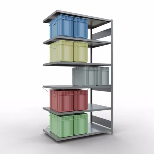 Image du produit n° 15 de l'article étagère complémentaire système enfichable 2500x1300x800 mm, type 250 kg, galvanisée Figure n° 15 de l'article étagère supplémentaire pour système enfichable 2500x1300x800 mm, type 250 kg, galvanisée du groupe de produits système enfichable de la marque Schulte Lagertechnik