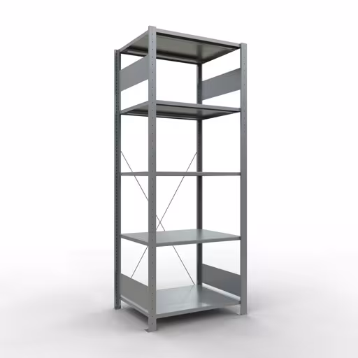 Image du produit n° 13 de l'article étagère de base, étagère à étagères, système enfichable MULTIplus150, 2000 x 750 x 600 mm, 5 étagères, traverse, galvanisé de la gamme de produits du système enfichable de Schulte Lagertechnik