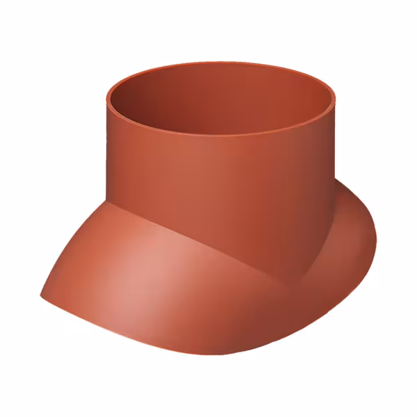 Adattatore per tubo di scarico Venduct DN 110, passaggi su tetti ripidi, articolo n. KE8065-3-0100