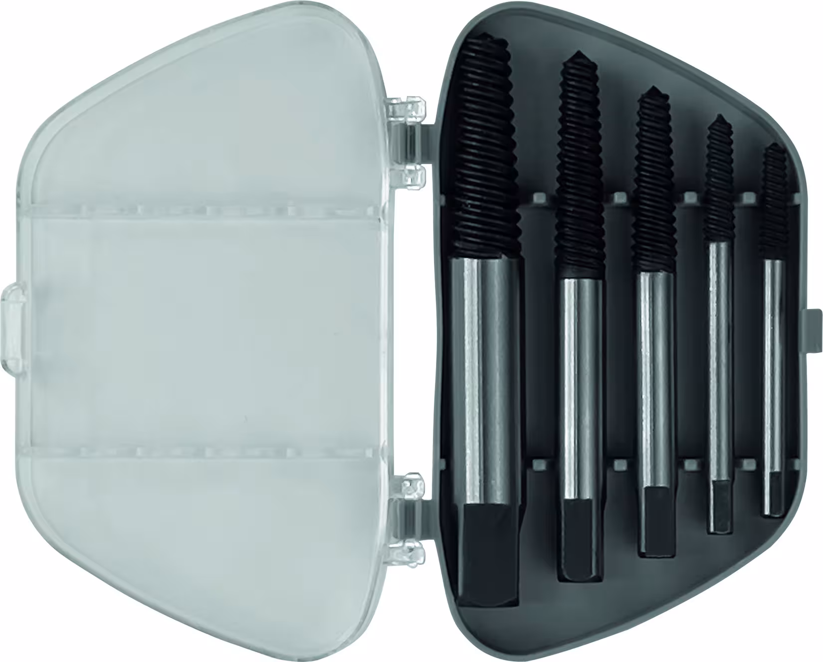 Set di estrattori per viti 5 pezzi, utensili per filettare, articolo n. 3058