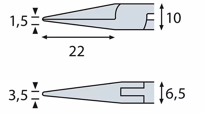 Den Artikel Elektronik Flachzange ESD, ELORA-4710 bei qpool24 kaufen Elektronik Flachzange ESD, ELORA-4710 von der Marke ELORA aus der Kategorie Seitenschneider