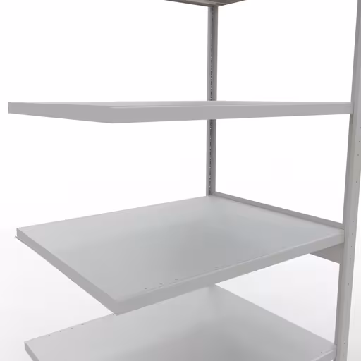Figure n° 7 de l'article étagère complémentaire, étagère à étagères, système enfichable MULTIplus330, 2500 x 1000 x 800 mm, 6 étagères, traverse, RAL 7035 gris clair du groupe de produits système enfichable de Schulte Lagertechnik