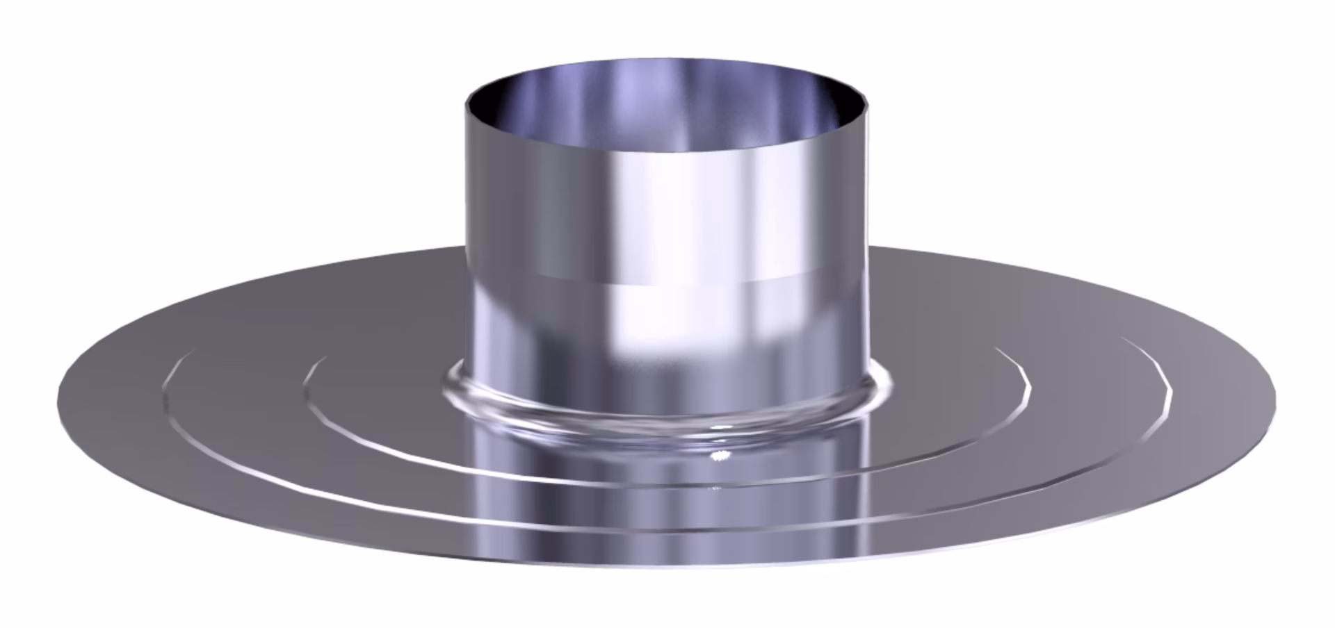 CB Flachdachkragen D 160 D 170 250 mm lang Aluminium von Skoberne CB Flachdachkragen D 160 D 170 250 mm lang Aluminium aus der Kategorie Kunststoffabgassystem mit der Artikelnr. 762140