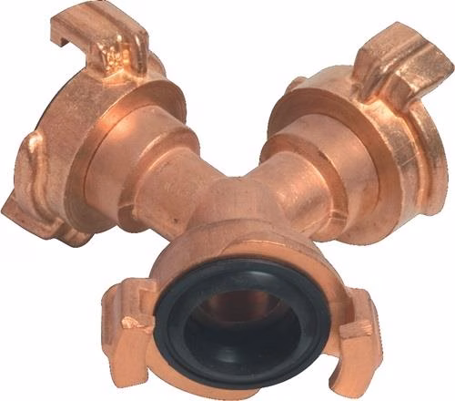 Raccordo rapido a Y per tubo flessibile in ottone, misura 9,5-38 mm, marca PROFEC. Raccordo rapido a Y in ottone per tubo flessibile, misura 9,5-38 mm, PROFEC, della categoria connettori, raccordi e giunti per tubi flessibili, con codice articolo 4000300143