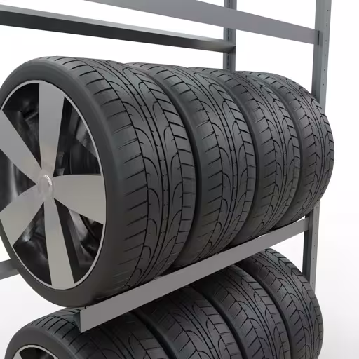 Immagine del prodotto n. 12 dell'articolo Scaffale aggiuntivo, portaruote/pneumatici, 2000 x 1050 x 400 mm (AxLxP), zincato, 3 livelli di stoccaggio con carico dello scomparto di 150 kg per livello Figura n. 12 dell'articolo scaffale aggiuntivo, portaruote/pneumatico, 2000 x 1050 x 400 mm (AxLxP), zincato, 3 livelli di stoccaggio con carico del ripiano di 150 kg per livello dal gruppo di prodotti dei ripiani della marca Schulte Lagertechnik