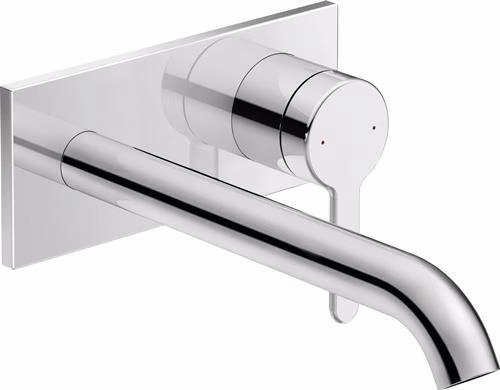 Mitigeur lavabo monocommande Duravit C.1, bec encastré 225 mm, sans tirette, chromé, marque Hansgrohe Duravit Mitigeur lavabo monocommande Duravit C.1, bec encastré 225 mm, sans tirette, chromé, Hansgrohe, de la catégorie accessoires de lavabo, référence 6000669994