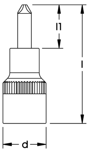 Schraubendreher-Einsatz 1/2", Kreuzschlitz, ELORA-3220-PH 2 Diagramm, Handlung