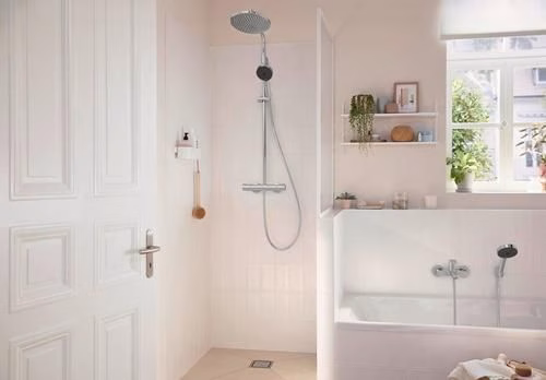 Hansgrohe Support de douche PORTERC pour flexible avec écrou conique chromé