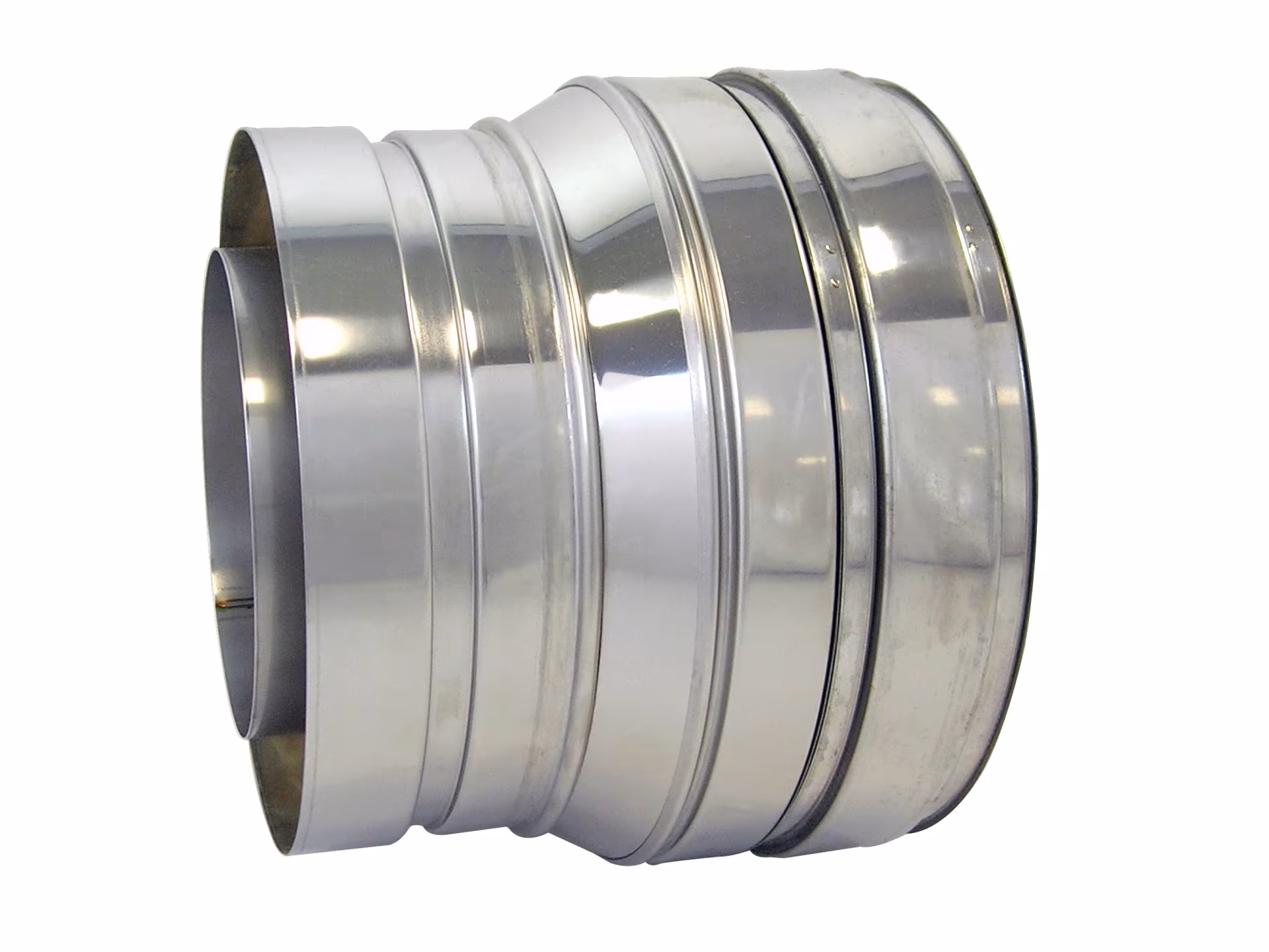 Prolunga DW a doppia parete D450/D500 con fascetta di serraggio D500 della categoria Impianto di scarico in acciaio inox a doppia parete con l'articolo n. 671226