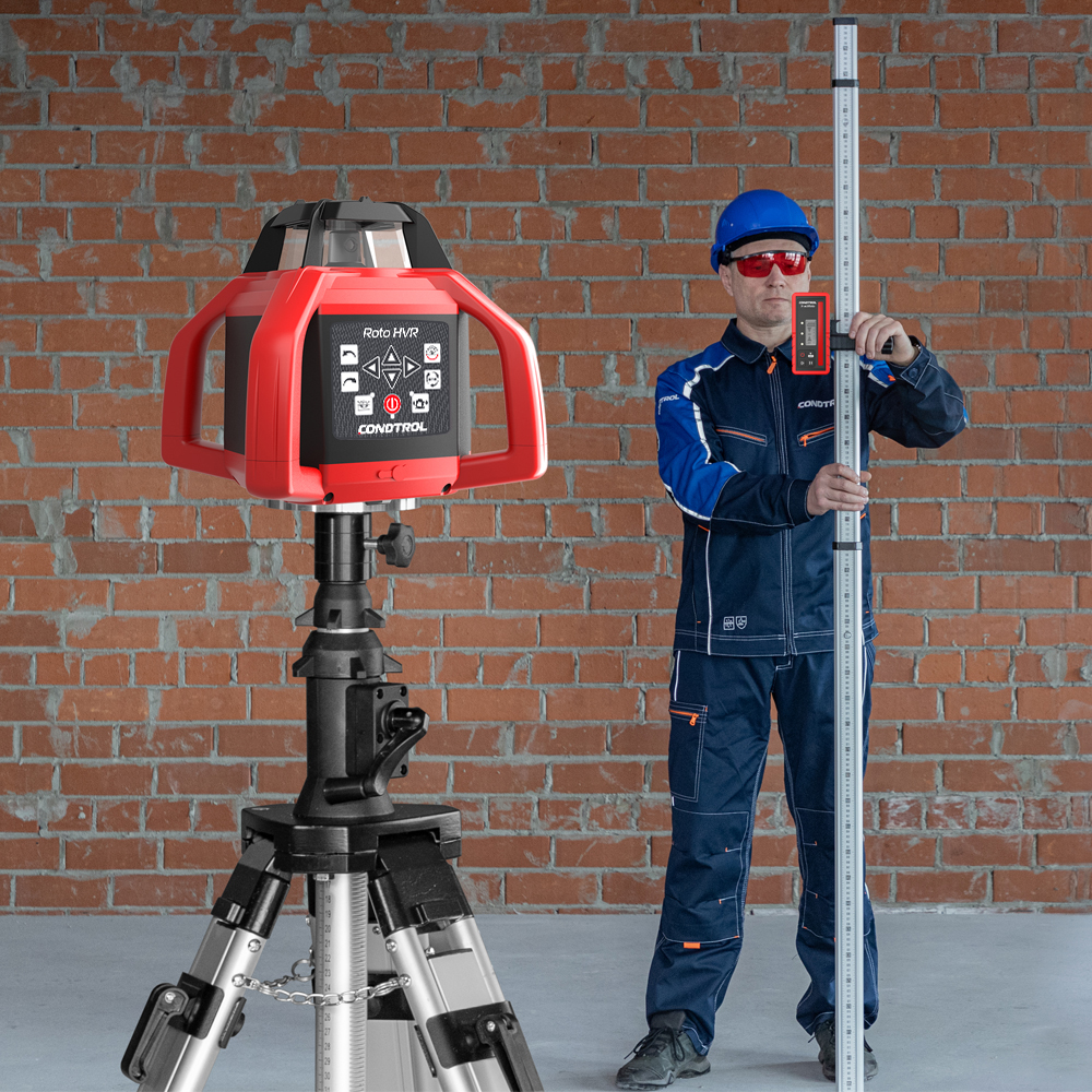 Horizontaler & vertikaler Rotationslaser mit ROTEM Laserstrahl Roto HVR