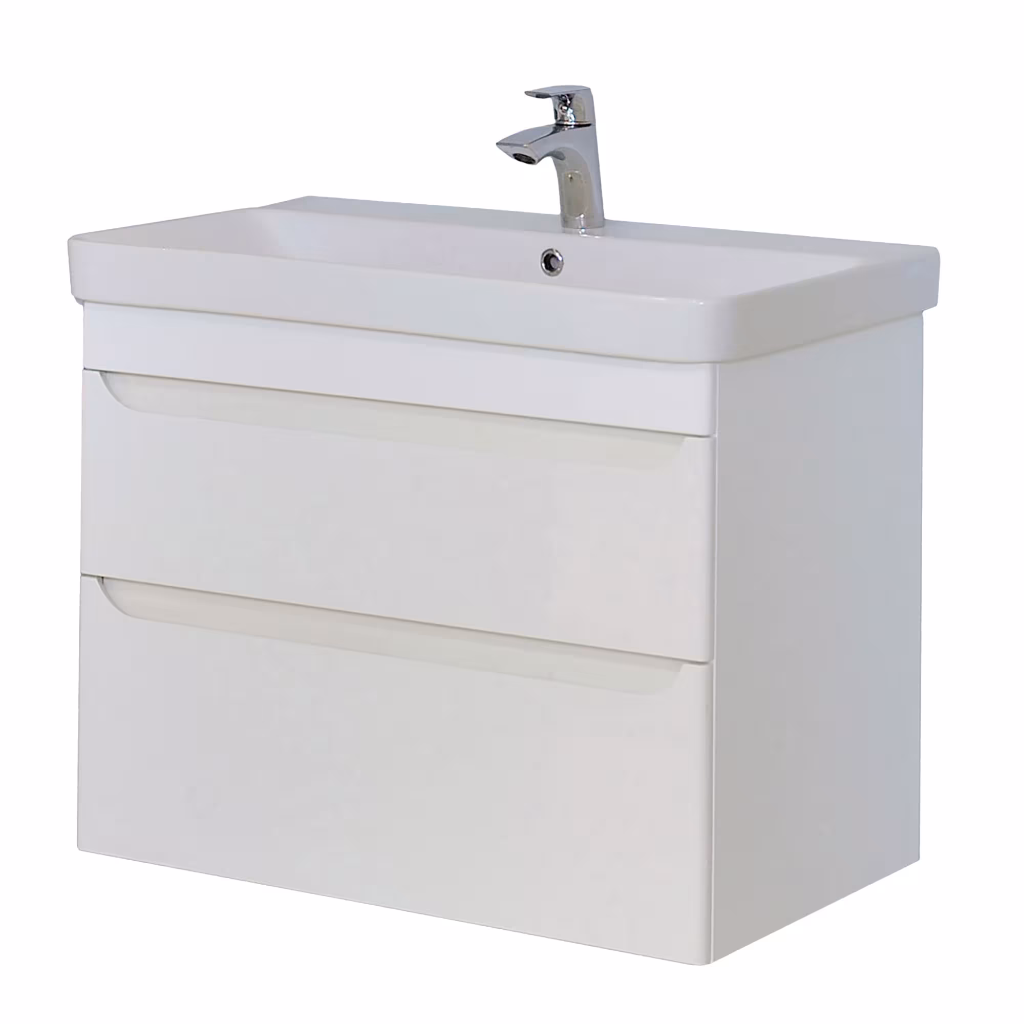 Lavabo con mobile "LUXURY" cassettiera da 80 cm, set di mobili da bagno, art. n. 1989596