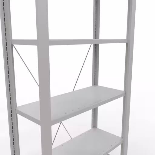 Figura n. 7 dell'articolo scaffale base, scaffale per ufficio, sistema a innesto MULTIplus85, 2000 x 750 x 300 mm, 6 ripiani, , , grigio chiaro del gruppo di prodotti scaffali per ufficio della marca Schulte Lagertechnik