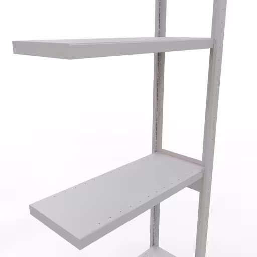 Figure n° 13 de l'article étagère complémentaire, étagère à étagères, système enfichable MULTIplus250, 3000 x 750 x 300 mm, 7 étagères, gris clair RAL 7035 du groupe de produits système enfichable de la marque Schulte Lagertechnik