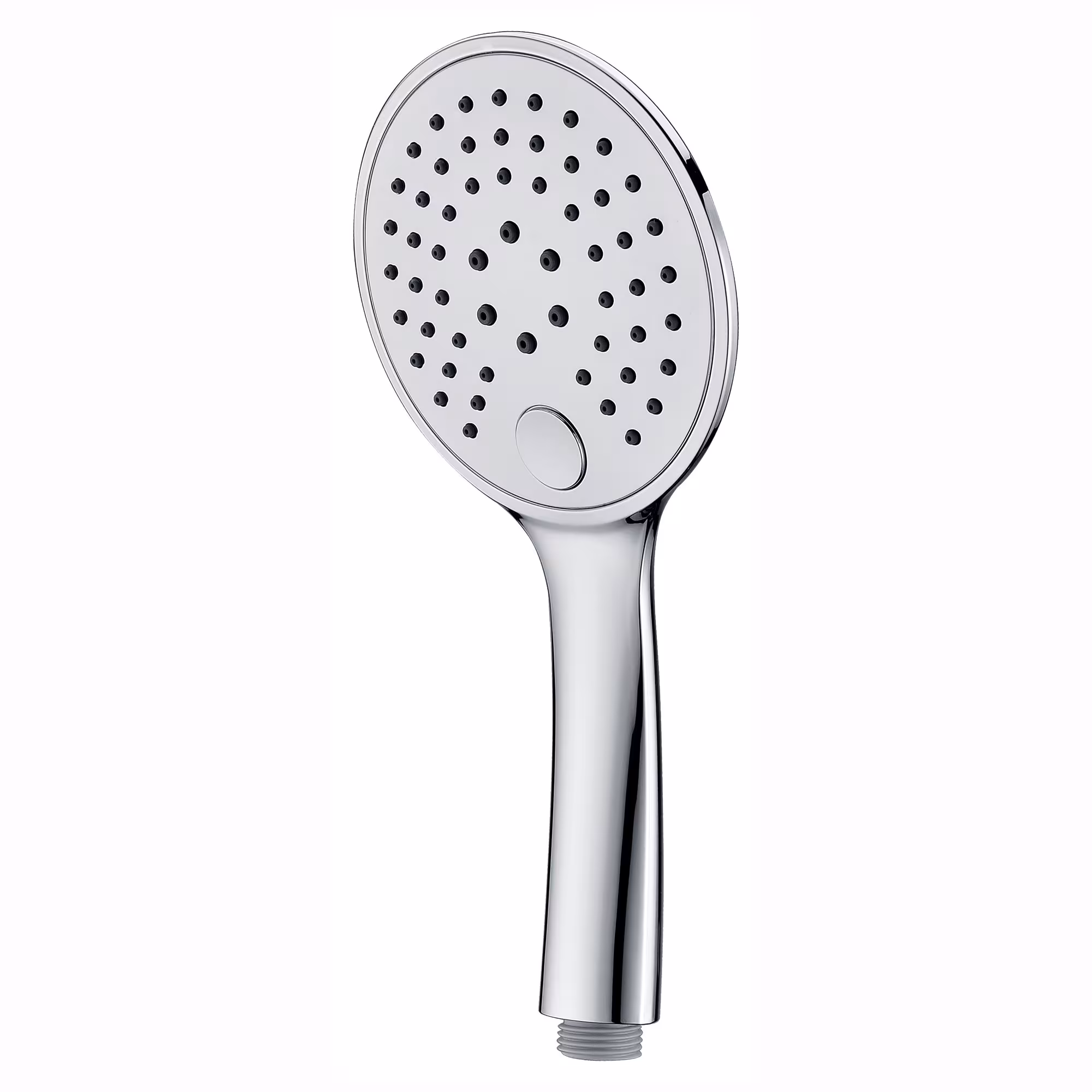 Doccetta NEO 3 cromata con piastra getto cromata e manopole grigie - 120 mm 3 tipi di getto di sanicomfort Doccette Design NEO 3 tipi di getto, doccetta/flessibili doccia, art. n. 1009362