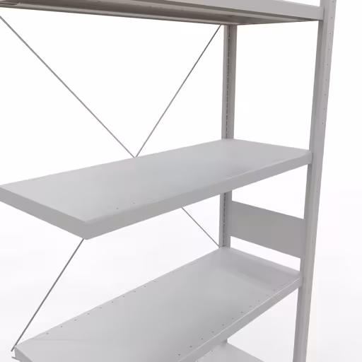 Figura n. 15 dell'articolo scaffale aggiuntivo, scaffale, sistema a innesto MULTIplus330, 3000 x 1000 x 400 mm (AxLxP), 7 ripiani, traversa, RAL 7035 grigio chiaro del gruppo di prodotti sistema a innesto della marca Schulte Lagertechnik