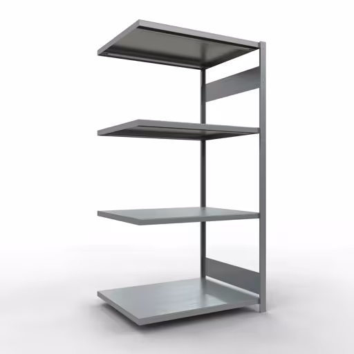 Figura n. 14 dell'articolo scaffale aggiuntivo, scaffale a scaffale, sistema a innesto MULTIplus330, 2000 x 1000 x 800 mm (AxLxP), 5 ripiani, barre longitudinali, zincato del gruppo di prodotti sistema a innesto della marca Schulte Lagertechnik