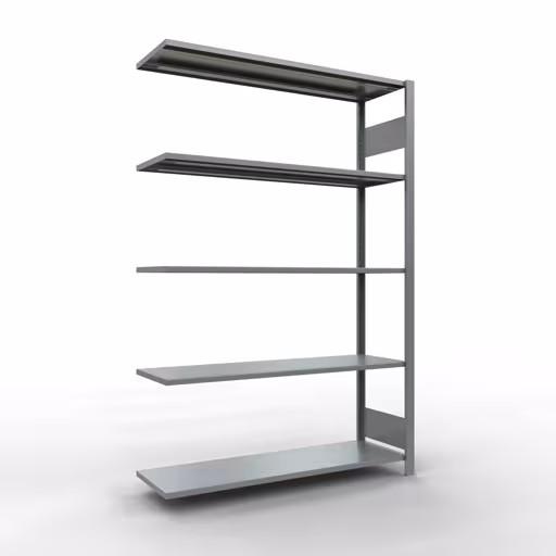 , Étagère MULTIplus150 système enfichable, 2000 x 1300 x 400 mm, 5 étagères, galvanisée de Schulte Lagertechnik de la gamme de produits système enfichable