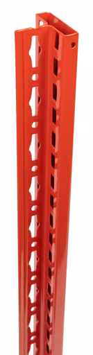 Profilo a T MULTIplus 2500 mm RAL 3000 rosso fuoco, forato frontalmente della marca Schulte Lagertechnik dal programma scaffali per ufficio