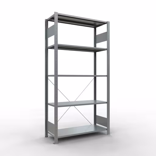 Figure n° 12 de l'article étagère de base, système d'étagères enfichables MULTIplus150, 2000 x 1000 x 400 mm, 5 étagères, galvanisées du groupe de produits système enfichable de la marque Schulte Lagertechnik