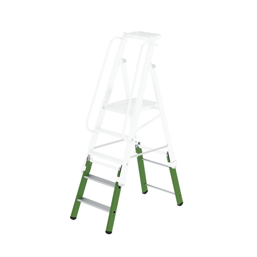 Sezione ad innesto Munk per l'innesto della scala a piattaforma più 2 gradini