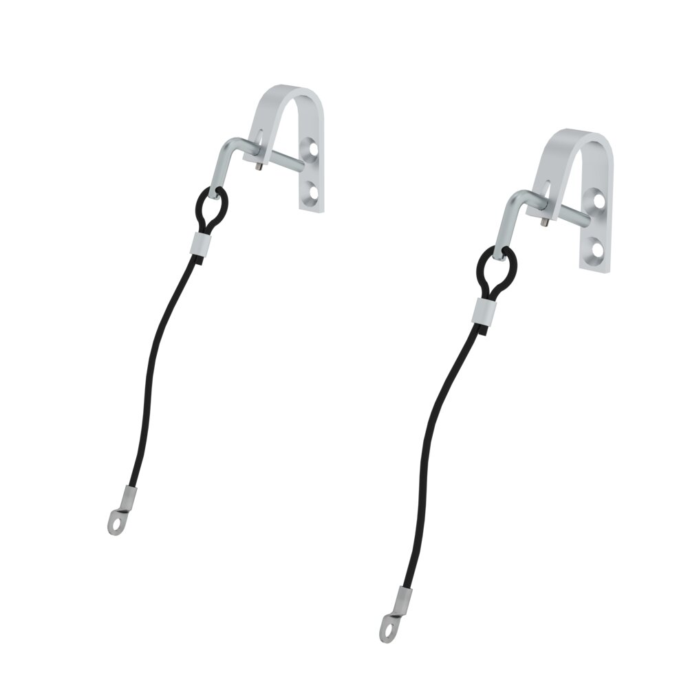 Produktbild (Abb. Ähnlich) 2178537 Gancio con dispositivo antisollevamento (1 set composto da 2 pezzi) ø 35 mm