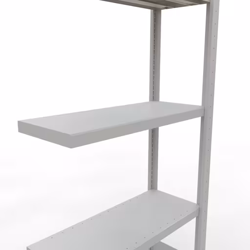 Figure n° 14 de l'article étagère complémentaire, étagère à étagères, système enfichable MULTIplus250, 2000 x 750 x 300 mm, 5 étagères, RAL 7035 gris clair du groupe de produits système enfichable de la marque Schulte Lagertechnik