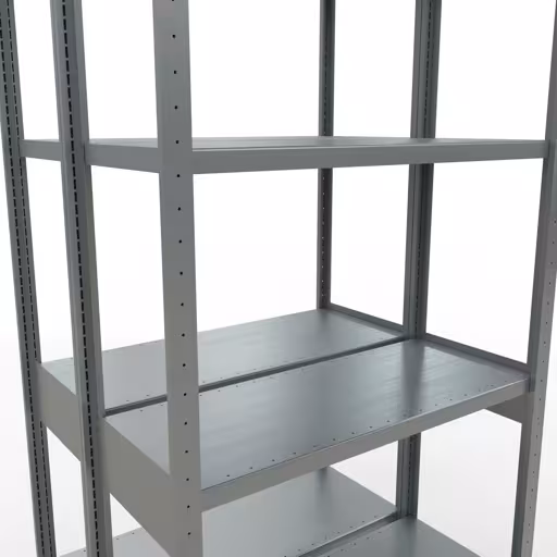 Image du produit n° 6 de l'article étagère de base, étagère double, système enfichable MULTIplus250, 3000 x 1000 x (2x400) mm, 2x7 étagères, galvanisées de la gamme d'étagères pour étagères de la marque Schulte Lagertechnik