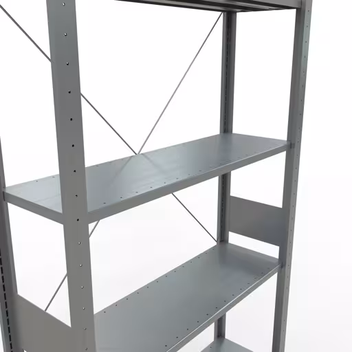 Figura n. 15 dell'articolo scaffale base, scaffale, sistema a innesto MULTIplus150, 3000 x 1000 x 300 mm (AxLxP), 7 ripiani, traversa, zincato del gruppo di prodotti sistema a innesto della marca Schulte Lagertechnik