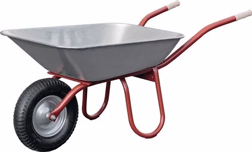 Brouette professionnelle Praktica 85 85l à roues pneumatiques, jante en acier et pneus à roulements à billes CAPITO, de la catégorie brouettes, bacs et roues, référence 4000818161